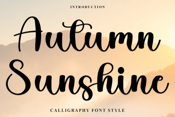 Autumn Sunshine: The Perfect Script Font for Modern Web Design