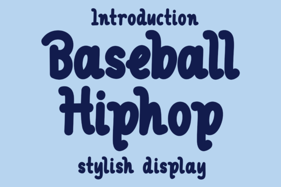 Baseball Hiphop: A Luxurious Typeface for Modern Web Design