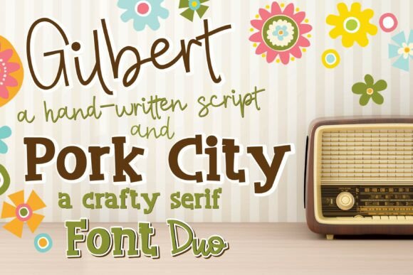 Boost Your Brand with the Pork City and Gilbert Duo Typeface