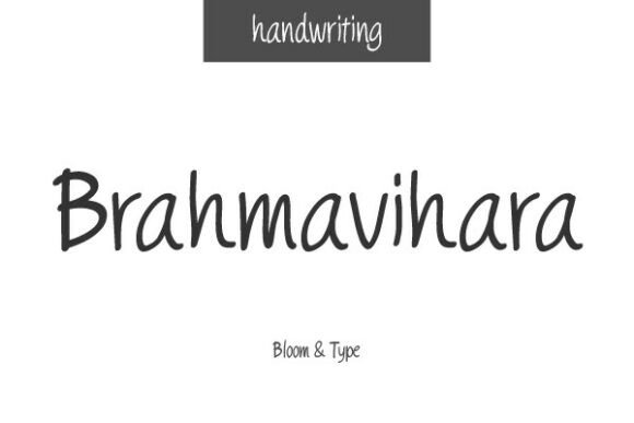 Brahmavihara: The Handwritten Typeface That Elevates Campaign Visuals