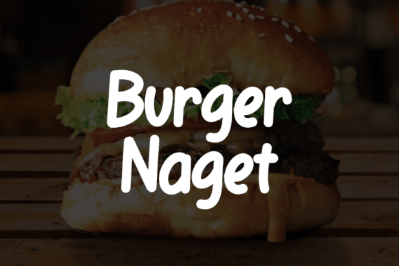 Burger Naget: The Script Amp Font for Scroll-Stopping Campaigns