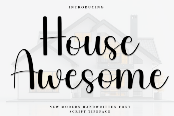 House Awesome: The Playful Typeface for Modern Web Design