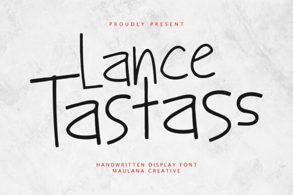 Lance Tastass: The Playful Handwritten Typeface for Modern Web Design