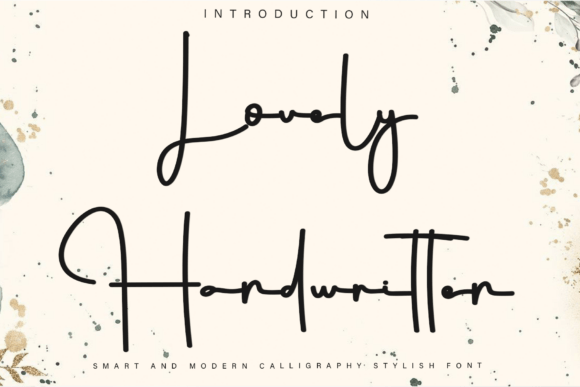 Lovely Handwrittern: The Festive Script Font for Your Next Craft Project
