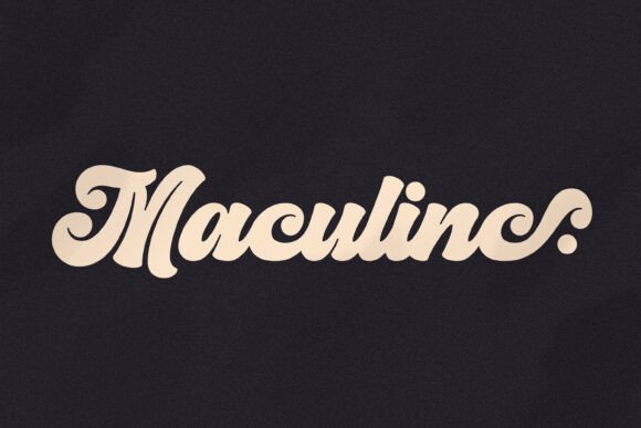Maculinc: The Bold Script Font for Handmade Brands