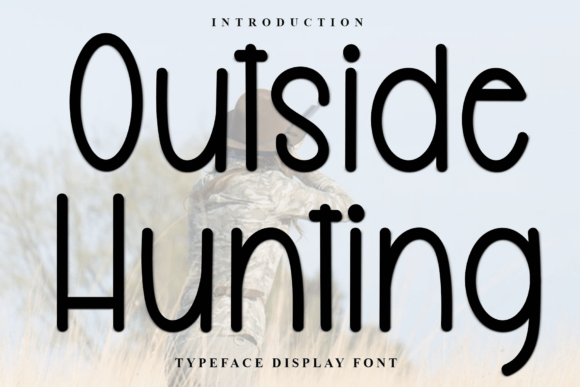 Outside Hunting: The Perfect Typeface for Festive Branding