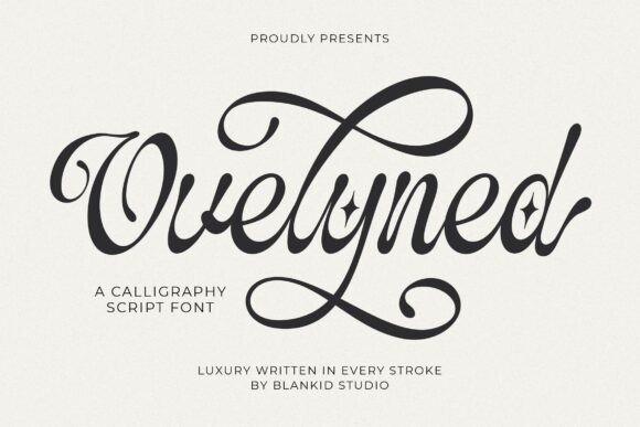 Ovelyned: The Script Font That Elevates Your Campaign Design