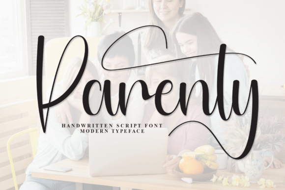 Parenty: A Stylish Script Font for Modern Brand Identity