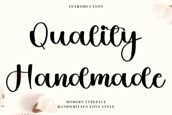 Quality Handmade: The Perfect Typeface for Authentic Branding Projects