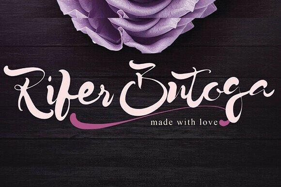 Rifer Butoga: The Premium Script Font for Modern Web Design