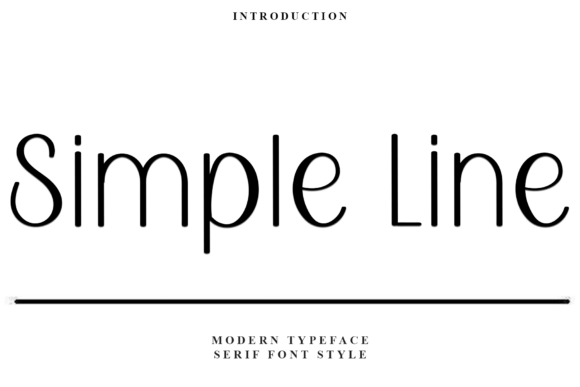 Simple Line: A Festive Typeface for Modern Editorial Design