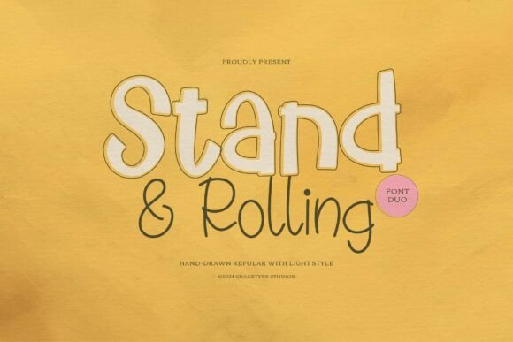 Stand Rolling: A Playful Typeface for Modern Branding Projects
