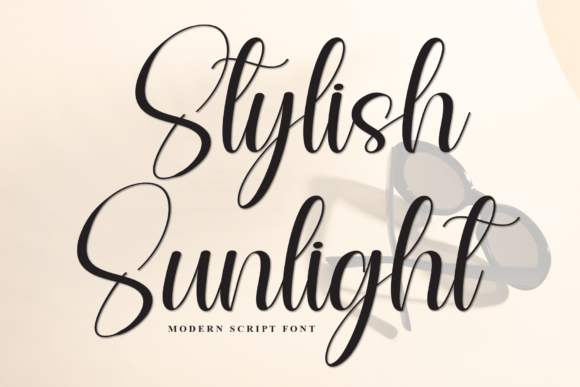 Stylish Sunlight: A Creative Typeface for Modern Editorial Design