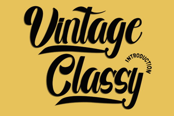 Vintage Classy: The Script Typeface That Elevates Campaign Visuals
