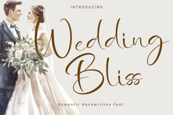 Wedding Bliss: The Perfect Script Font for Handmade Branding