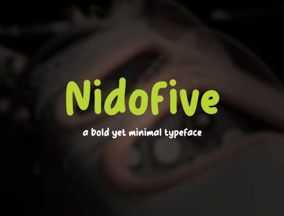 Why Nidofive Became the Hero Typeface for My Latest Web Project